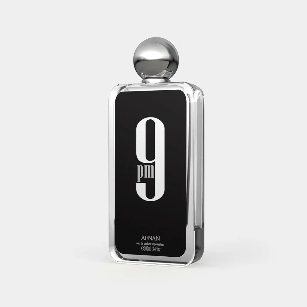 Afnan 9 Pm for Men Eau de Parfum Spray, 3.4 Ounce